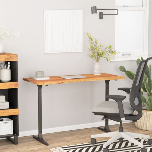 skrivebordsplade 120x60x2,5 cm rektangulær massivt bøgetræ