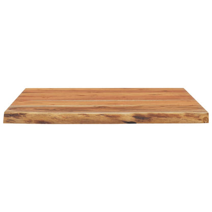 skrivebordsplade 80x80x2,5 cm firkantet massivt akacietræ