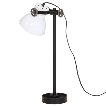 skrivebordslampe 25 W 15x15x55 cm E27 hvid