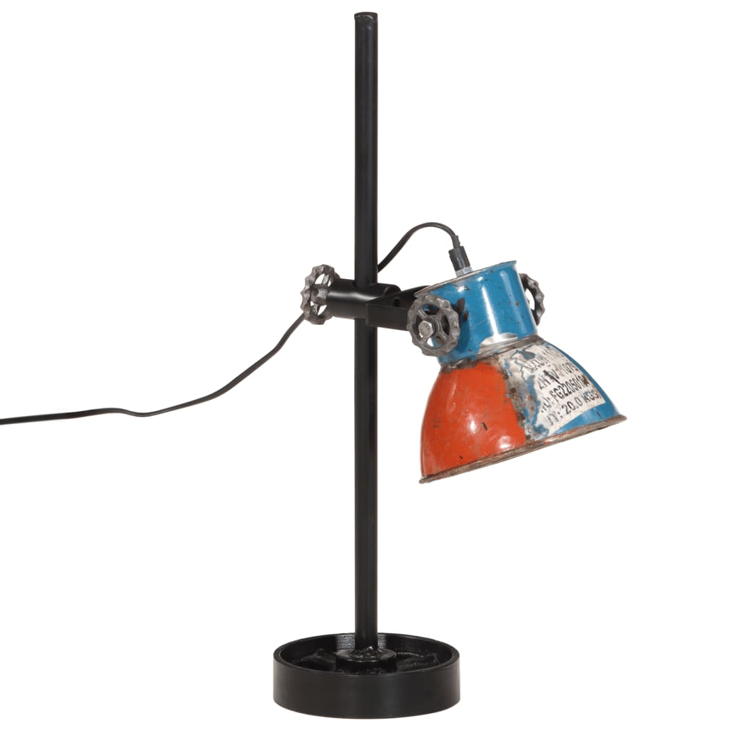 skrivebordslampe 25 W 15x15x55 cm E27 flerfarvet