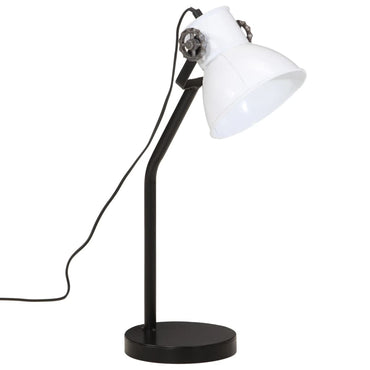 skrivebordslampe 25 W 17x17x60 cm E27 hvid