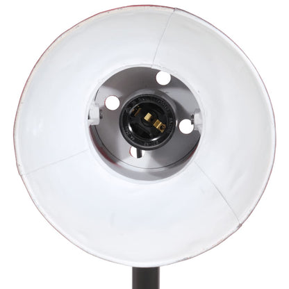 skrivebordslampe 25 W 17x17x60 cm E27 rustik rød