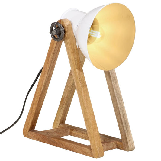 skrivebordslampe 25 W 30x17x40 cm E27 hvid