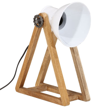 skrivebordslampe 25 W 30x17x40 cm E27 hvid