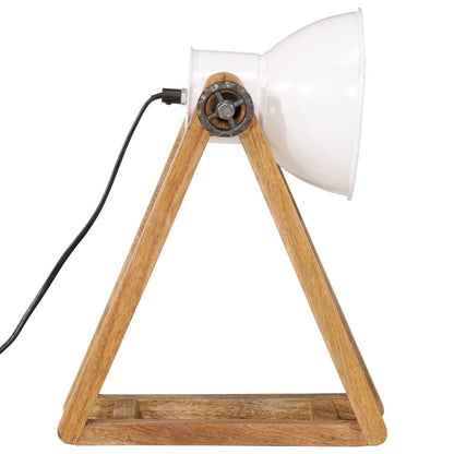 skrivebordslampe 25 W 30x17x40 cm E27 hvid