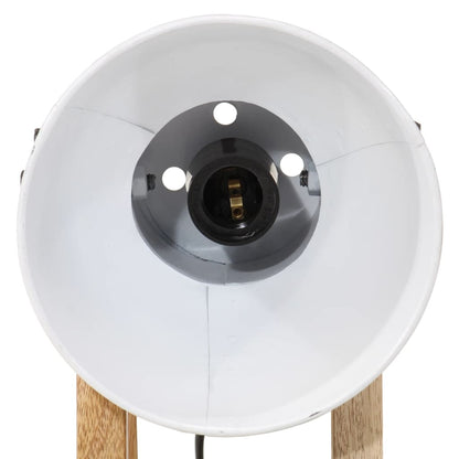 skrivebordslampe 25 W 30x17x40 cm E27 hvid