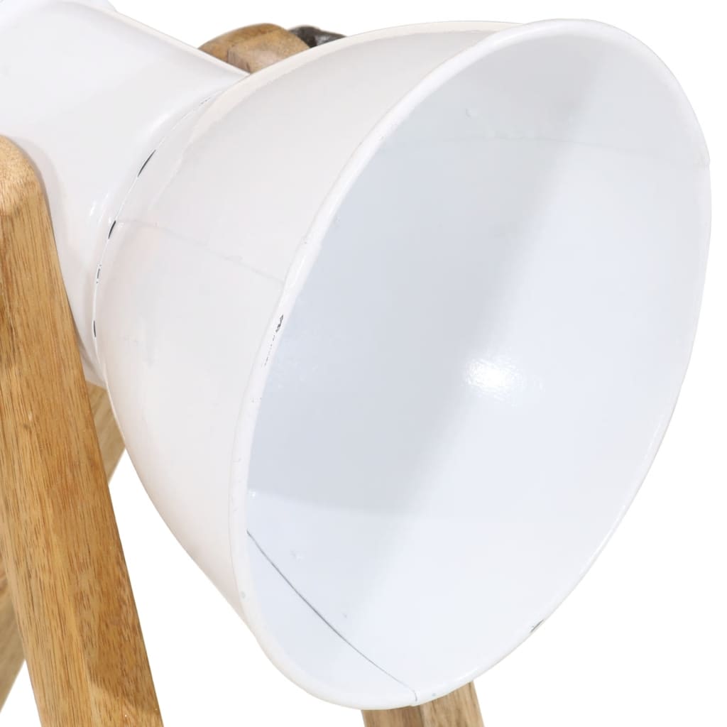skrivebordslampe 25 W 30x17x40 cm E27 hvid