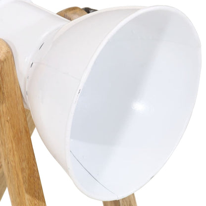 skrivebordslampe 25 W 30x17x40 cm E27 hvid