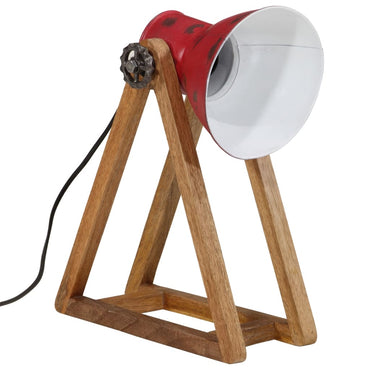 skrivebordslampe 25 W 30x17x40 cm E27 patineret rød