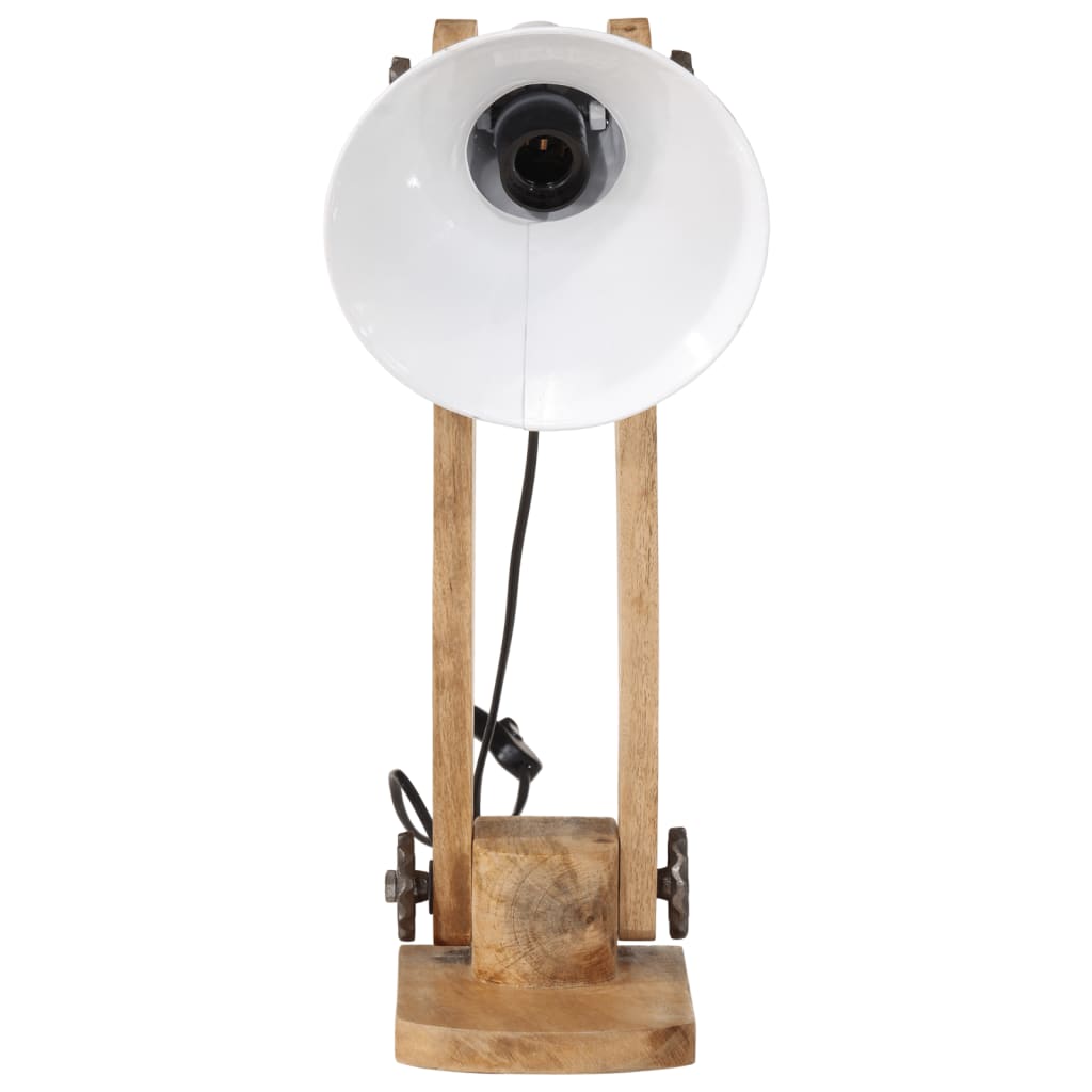 skrivebordslampe 25 W 23x13x52 cm E27 hvid