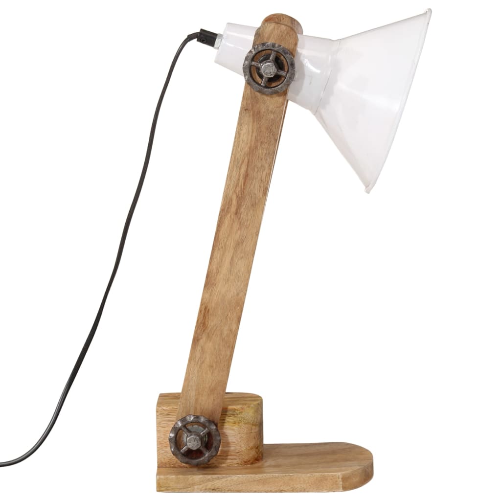 skrivebordslampe 25 W 23x13x52 cm E27 hvid