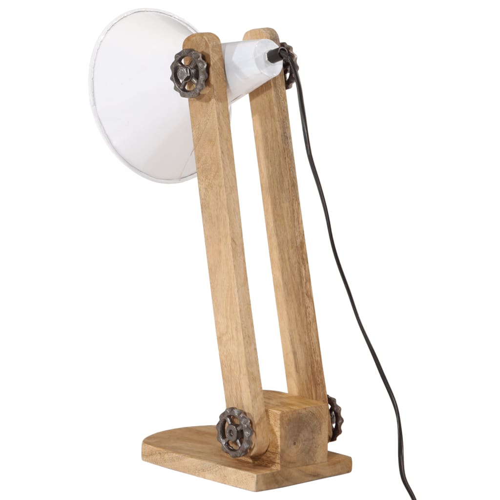 skrivebordslampe 25 W 23x13x52 cm E27 hvid