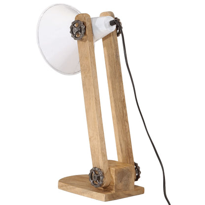 skrivebordslampe 25 W 23x13x52 cm E27 hvid