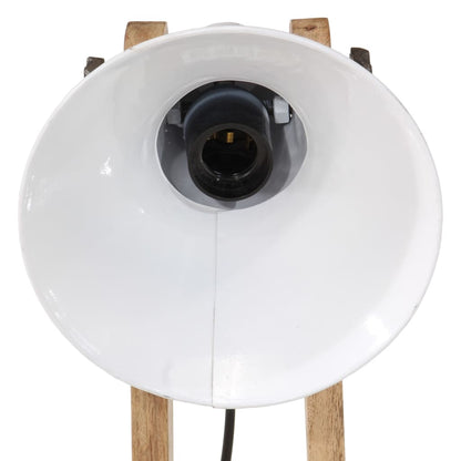 skrivebordslampe 25 W 23x13x52 cm E27 hvid