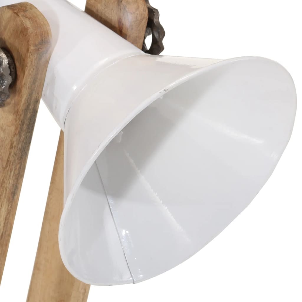 skrivebordslampe 25 W 23x13x52 cm E27 hvid