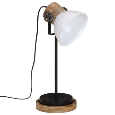 skrivebordslampe 25 W 17x17x50 cm E27 hvid