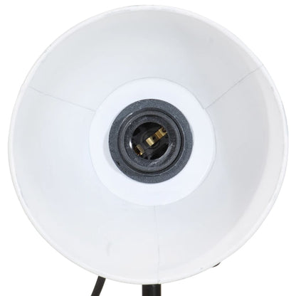 skrivebordslampe 25 W 17x17x50 cm E27 hvid