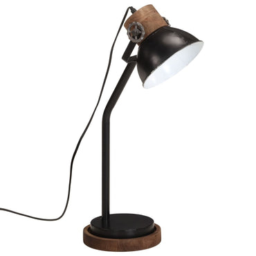 skrivebordslampe 25 W 18x18x60 cm E27 sort