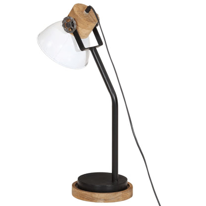 skrivebordslampe 25 W 18x18x60 cm E27 hvid