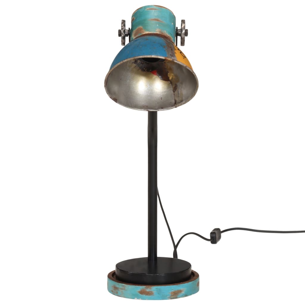 skrivebordslampe 25 W 18x18x60 cm E27 flerfarvet