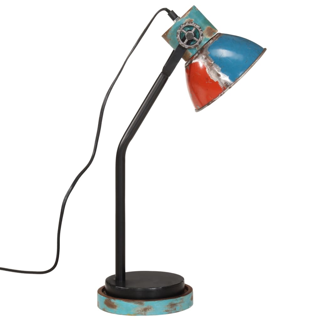 skrivebordslampe 25 W 18x18x60 cm E27 flerfarvet