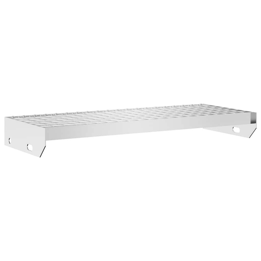 trappetrin 60x24x7 cm trinrist galvaniseret stål