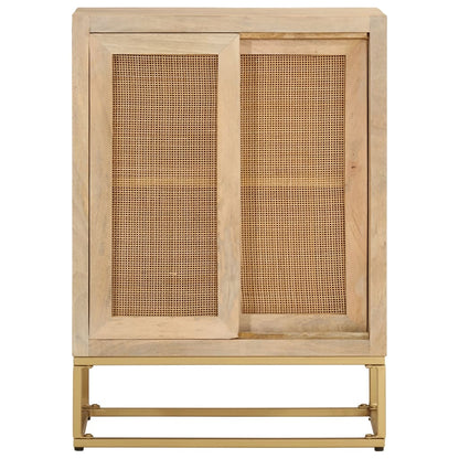 skænk 55x30x76 cm massivt mangotræ og jern