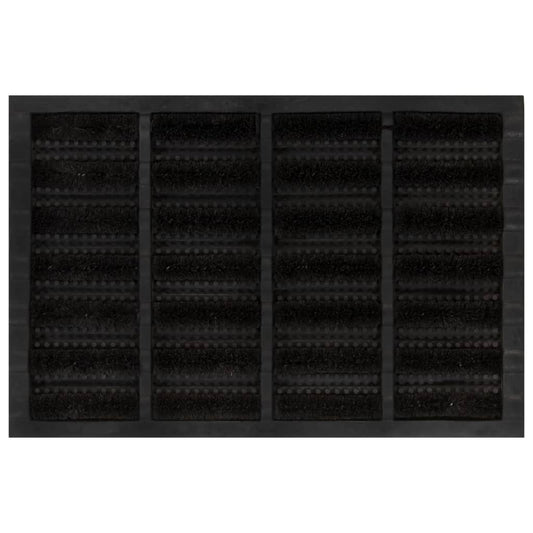 dørmåtte 40x60 cm rektangulær gummi og coir