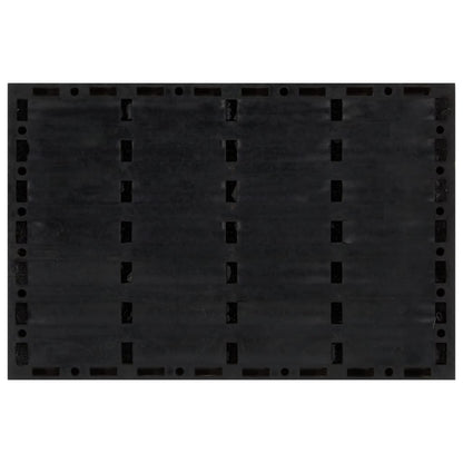 dørmåtte 40x60 cm rektangulær gummi og coir