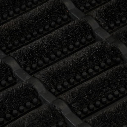 dørmåtte 45x75 cm rektangulær gummi og coir