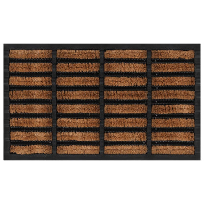 dørmåtte 45x75 cm rektangulær gummi og coir