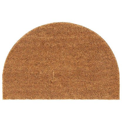 dørmåtte 40x60 cm halvrund tuftet coir naturfarvet