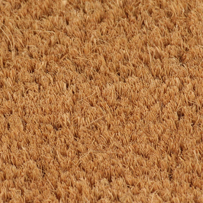 dørmåtte 40x60 cm halvrund tuftet coir naturfarvet