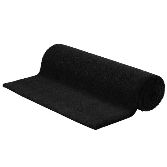 dørmåtte 100x300 cm tuftet coir sort