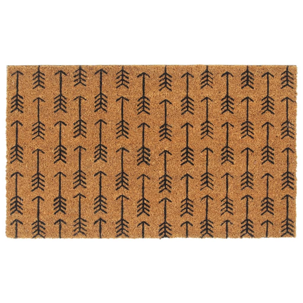 dørmåtte 45x75 cm tuftet coir naturfarvet