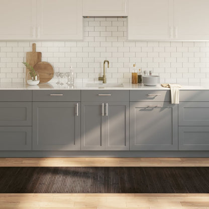 gulvtæppe 70x300 cm rektangulær bambus mørkebrun
