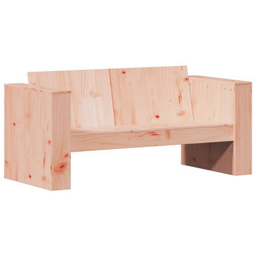 2-sits trädgårdssoffa 134x60x62 cm massiv Douglasgran