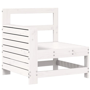 sofamodul til haven 69x62x70,5 cm massivt fyrretræ hvid