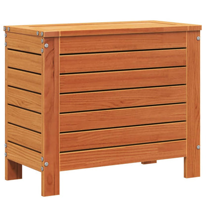 haveskammel 62x31,5x52 cm massivt fyrretræ gyldenbrun