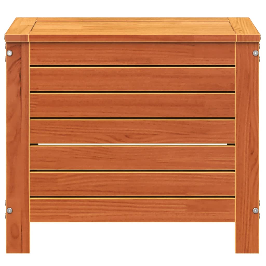 haveskammel 62x31,5x52 cm massivt fyrretræ gyldenbrun