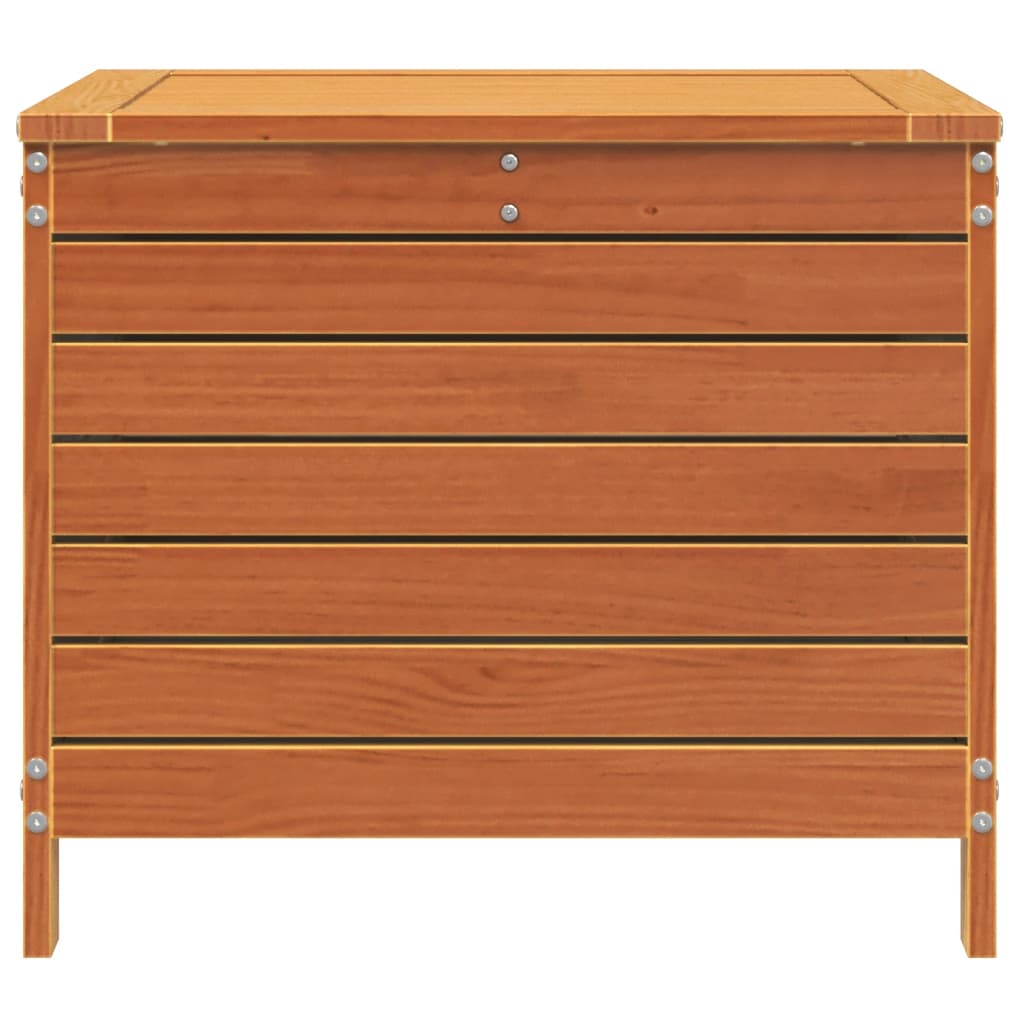 haveskammel 62x63,5x53,5 cm massivt fyrretræ gyldenbrun