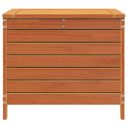 haveskammel 62x63,5x53,5 cm massivt fyrretræ gyldenbrun