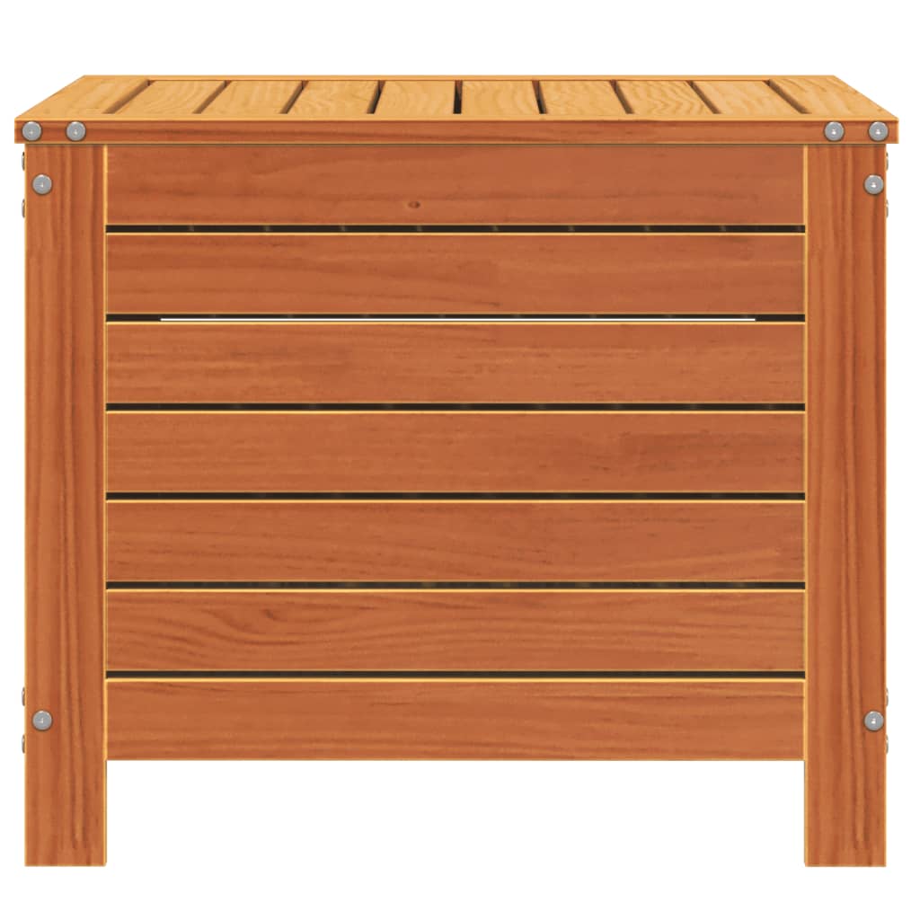 haveskammel 62x63,5x53,5 cm massivt fyrretræ gyldenbrun