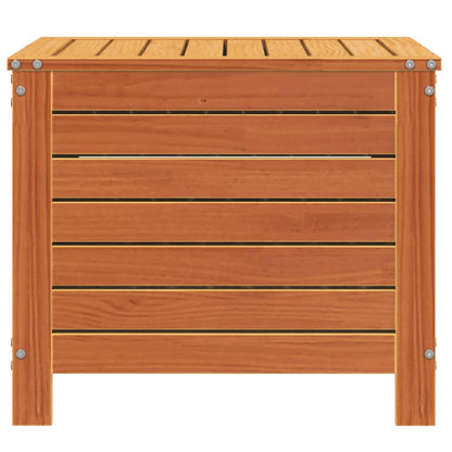 haveskammel 62x63,5x53,5 cm massivt fyrretræ gyldenbrun