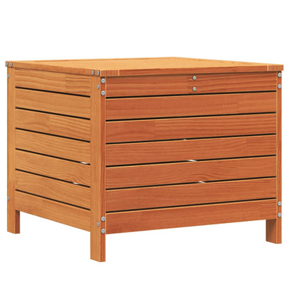 haveskammel 62x63,5x53,5 cm massivt fyrretræ gyldenbrun