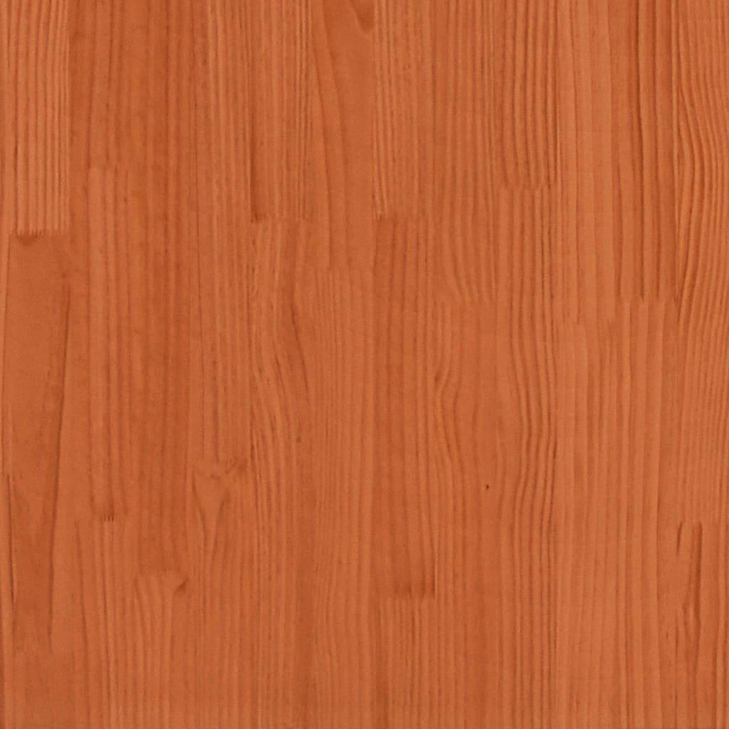 haveskammel 62x63,5x53,5 cm massivt fyrretræ gyldenbrun