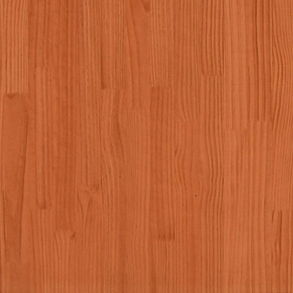 haveskammel 62x63,5x53,5 cm massivt fyrretræ gyldenbrun