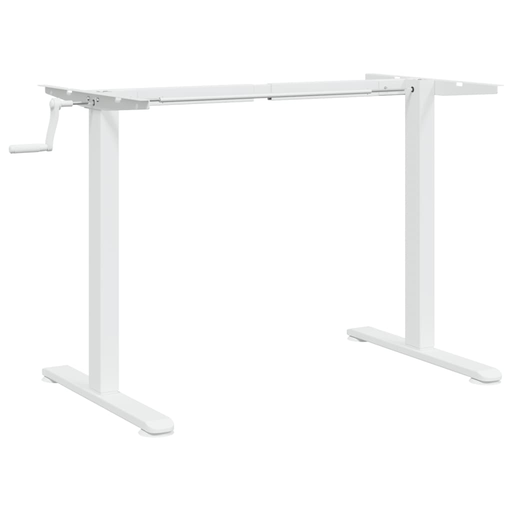 Gestell für Stehpult (94-135)x60x(70-114) cm Stahl weiß