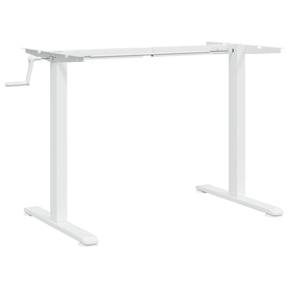 Gestell für Stehpult (94-135)x60x(70-114) cm Stahl weiß