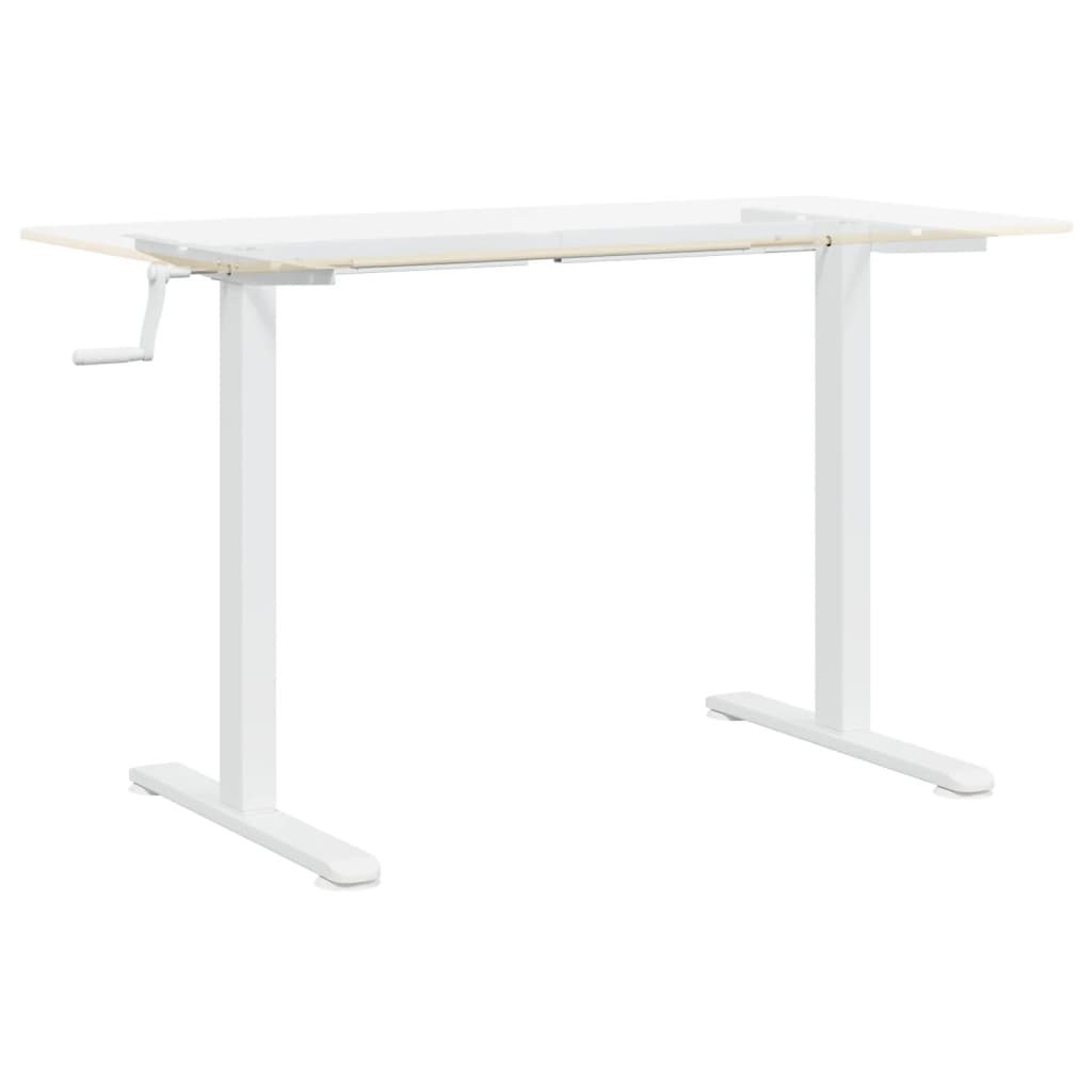 Gestell für Stehpult (94-135)x60x(70-114) cm Stahl weiß